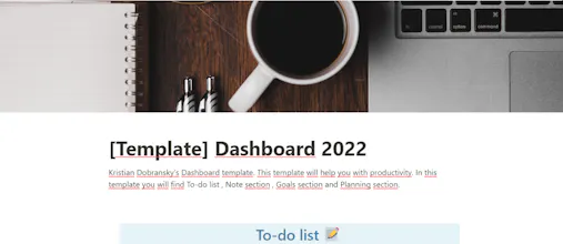 Notion Template gallery image