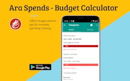 Ara Spends - Personal Budget Calculator media 1