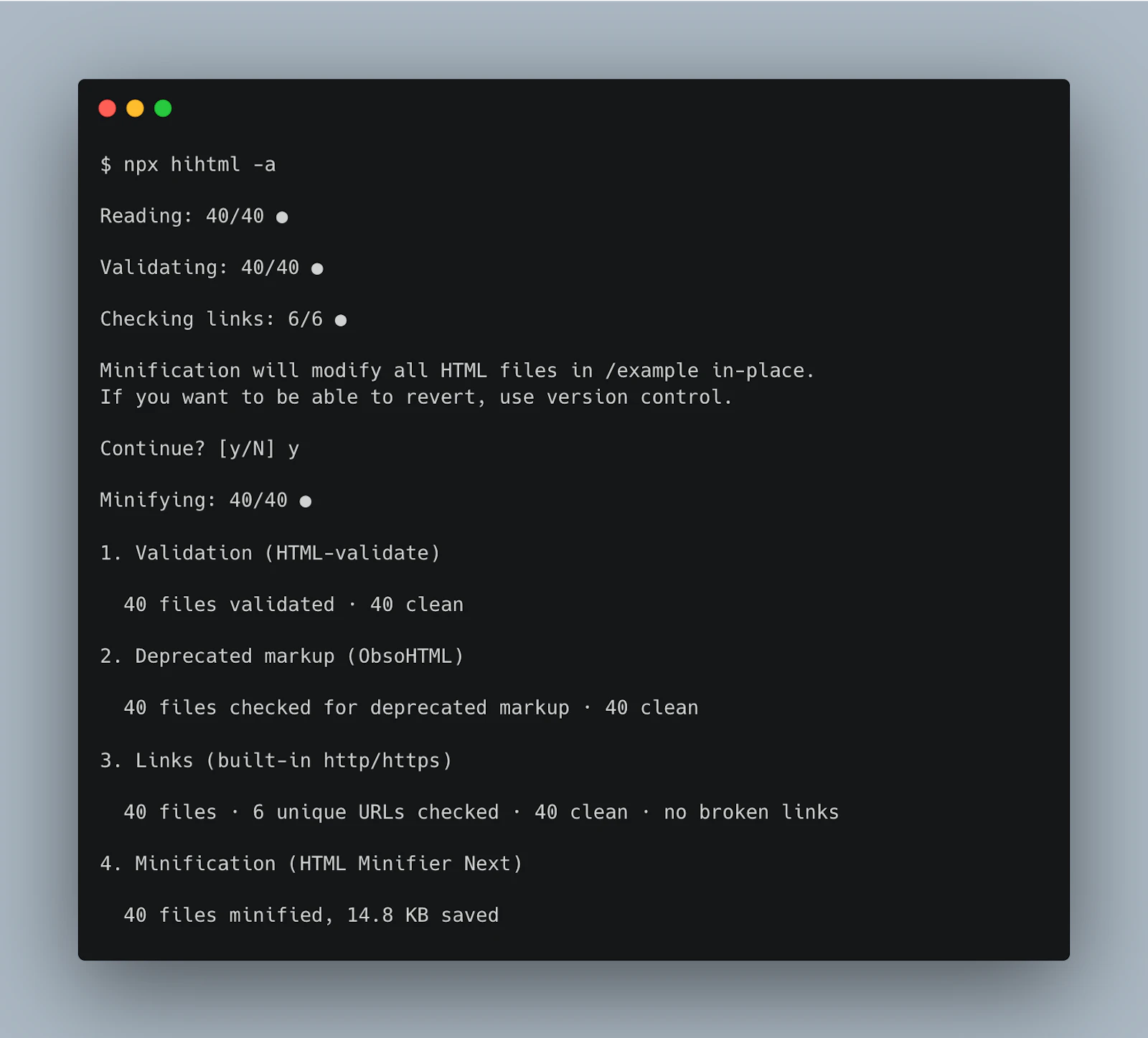 hihtml screenshot 2