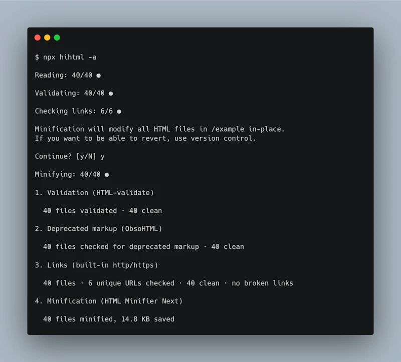 hihtml screenshot 2