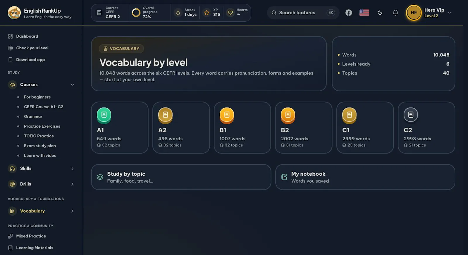 English RankUp screenshot 6