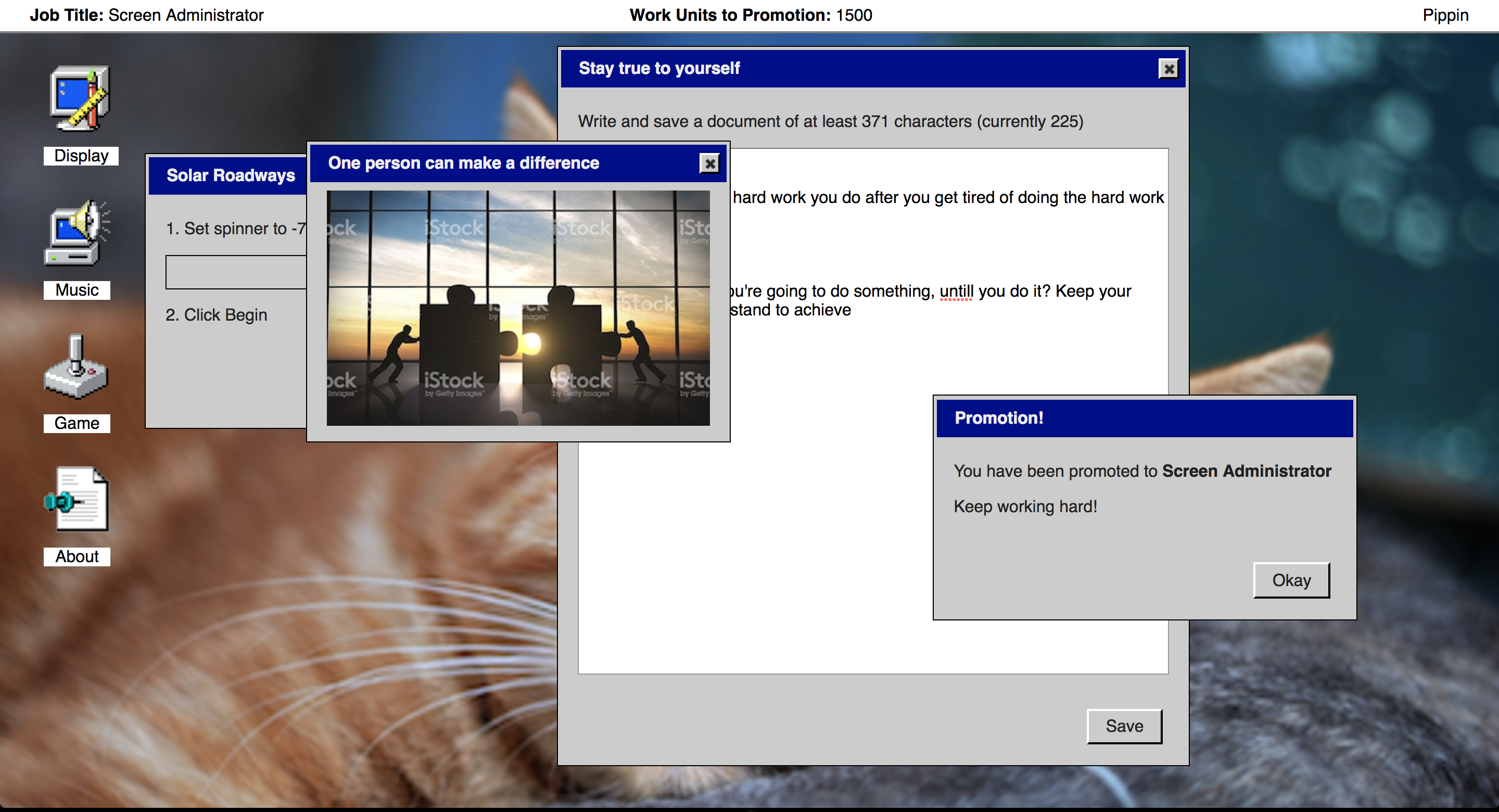 It is as if you were doing work gallery image