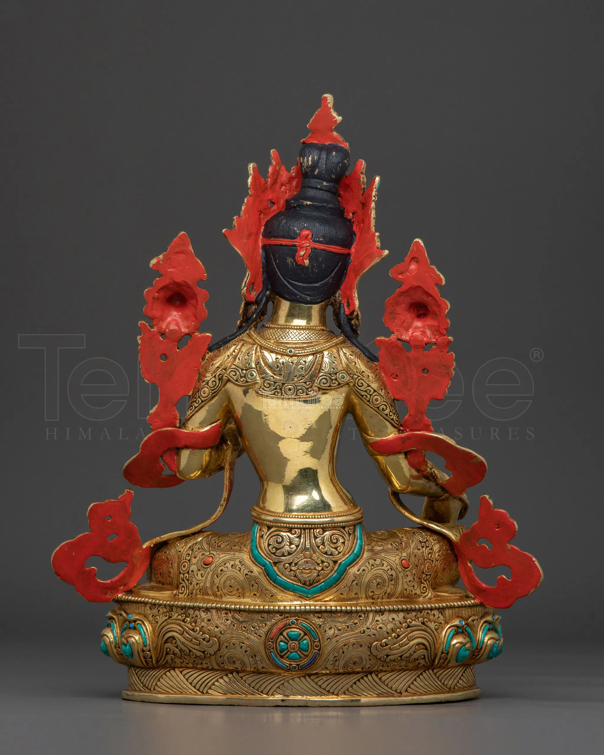 Green Tara Tibetan Buddhist Statue gallery image