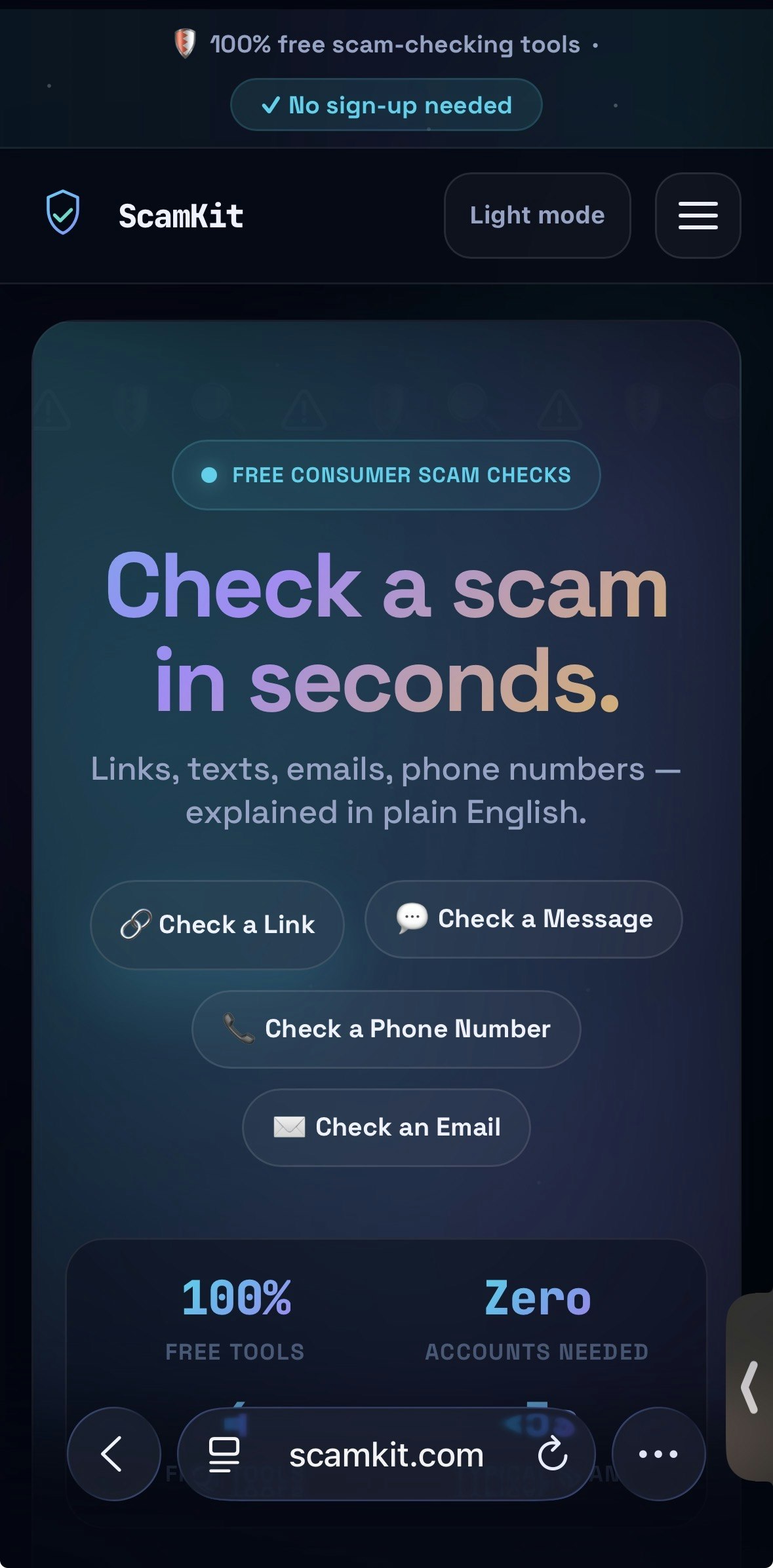 ScamKit – Detect Online Scams in Seconds gallery image