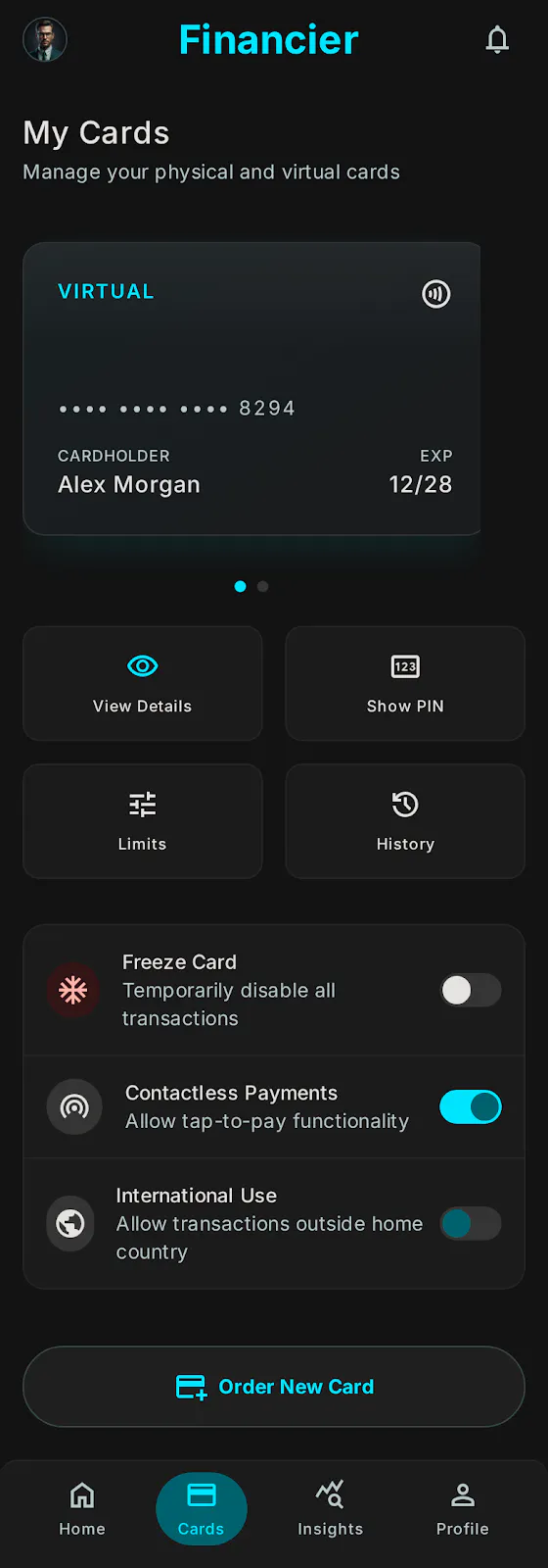 Lumina — Fintech Flutter UI Kit gallery image