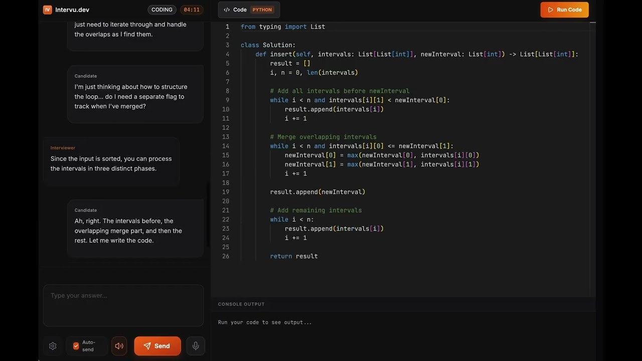 intervu.dev gallery image