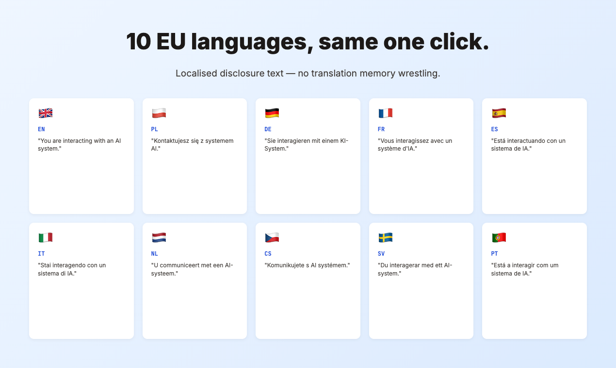 AI Disclosure Kit gallery image