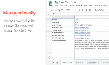 SpreadCV gallery image