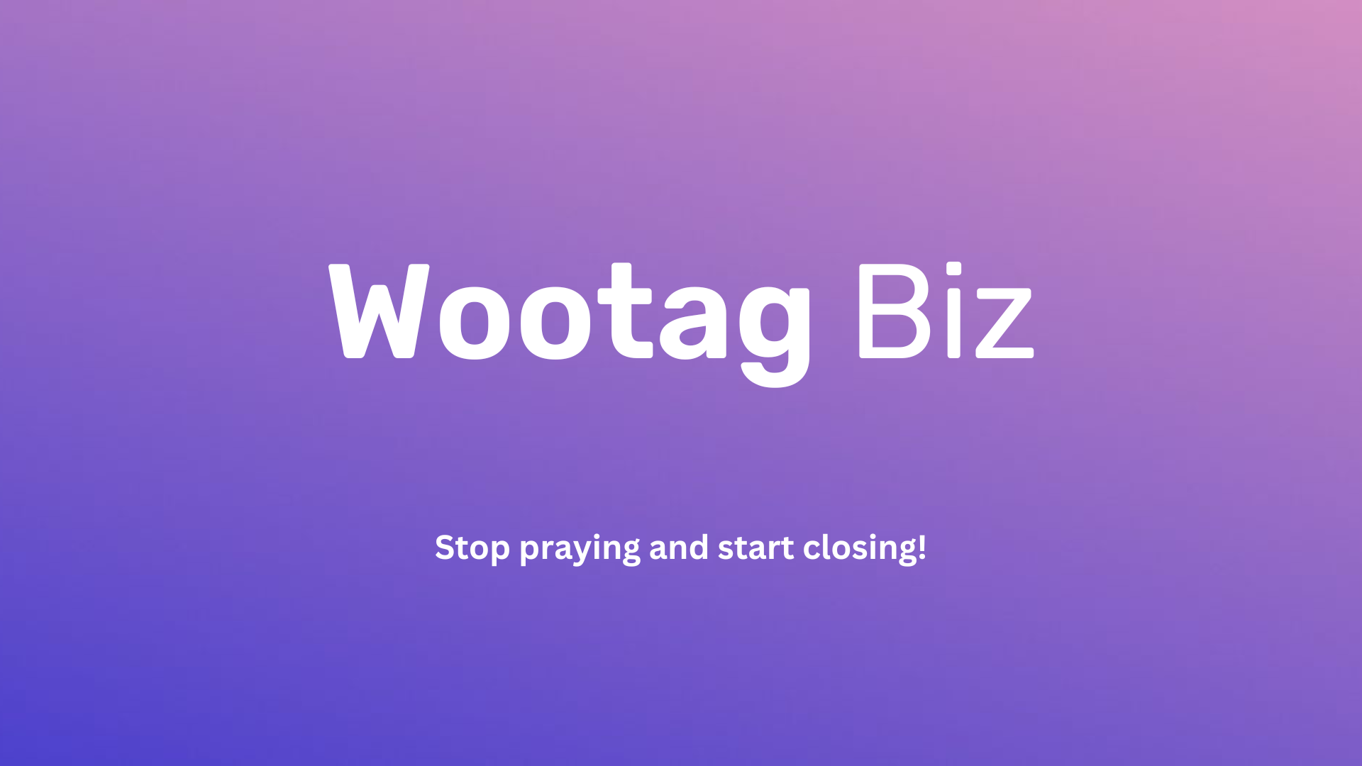 Wootag Biz
