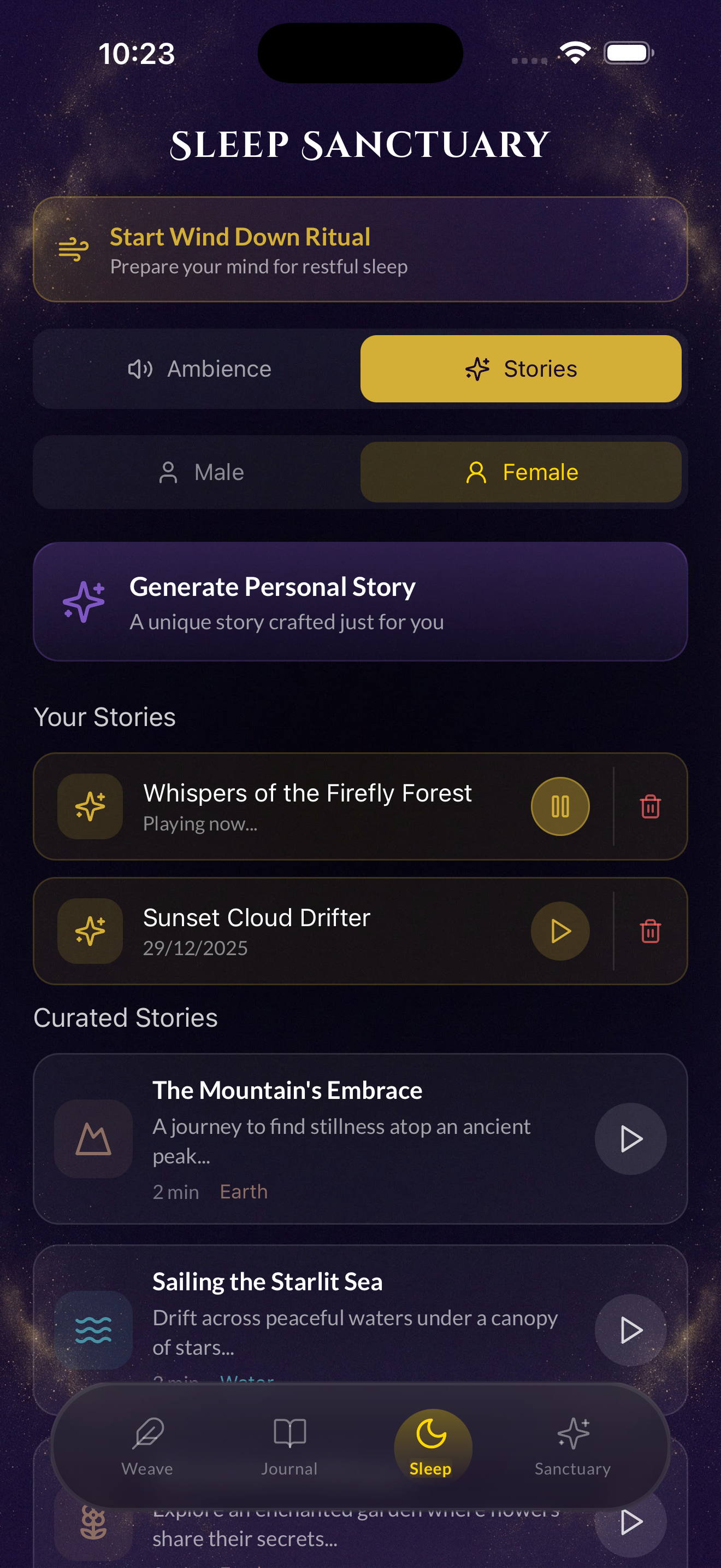 Dream Weaver - Screenshot 3 showing product features and functionality