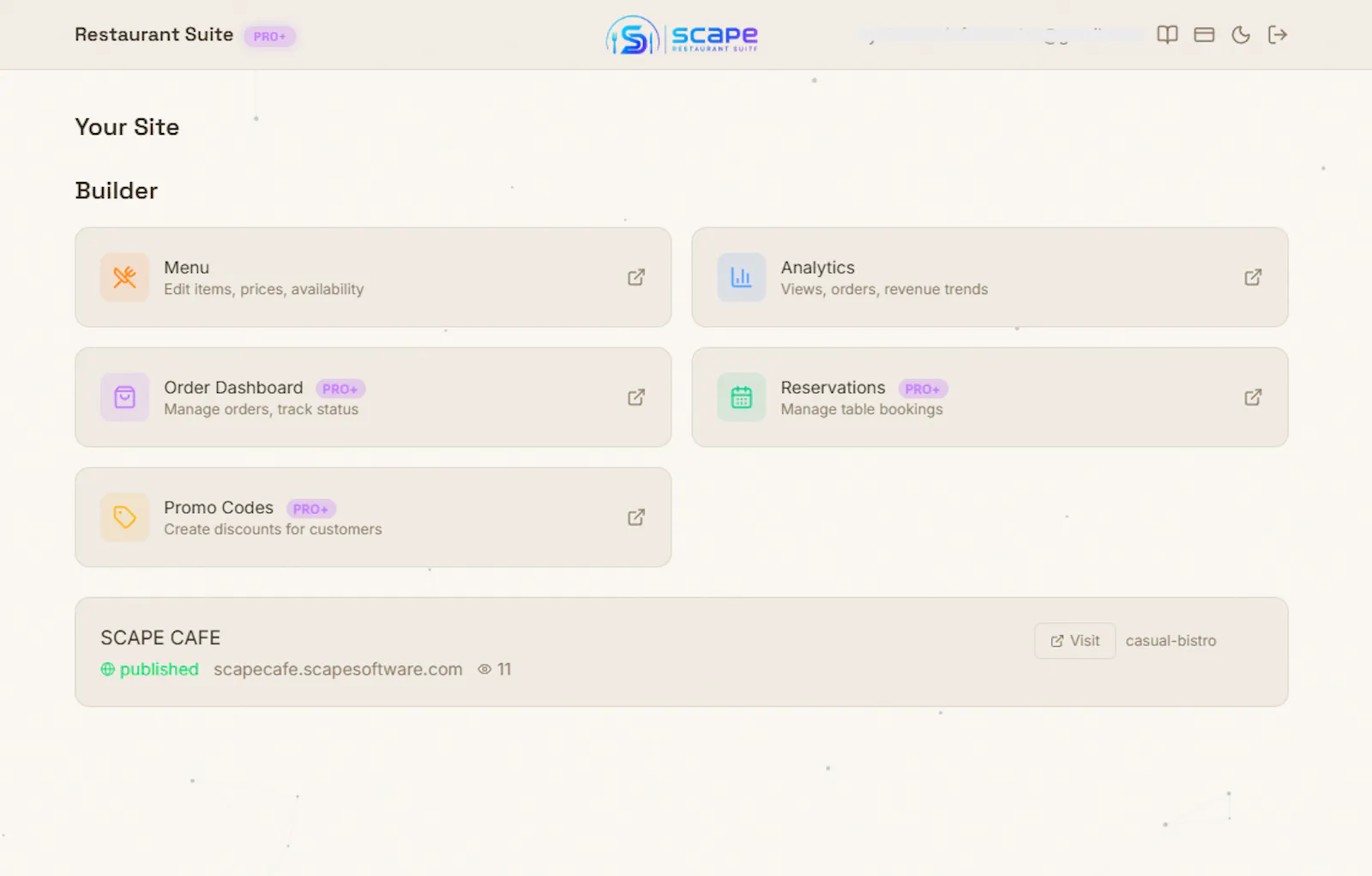 Scape Restaurant Suite screenshot 6