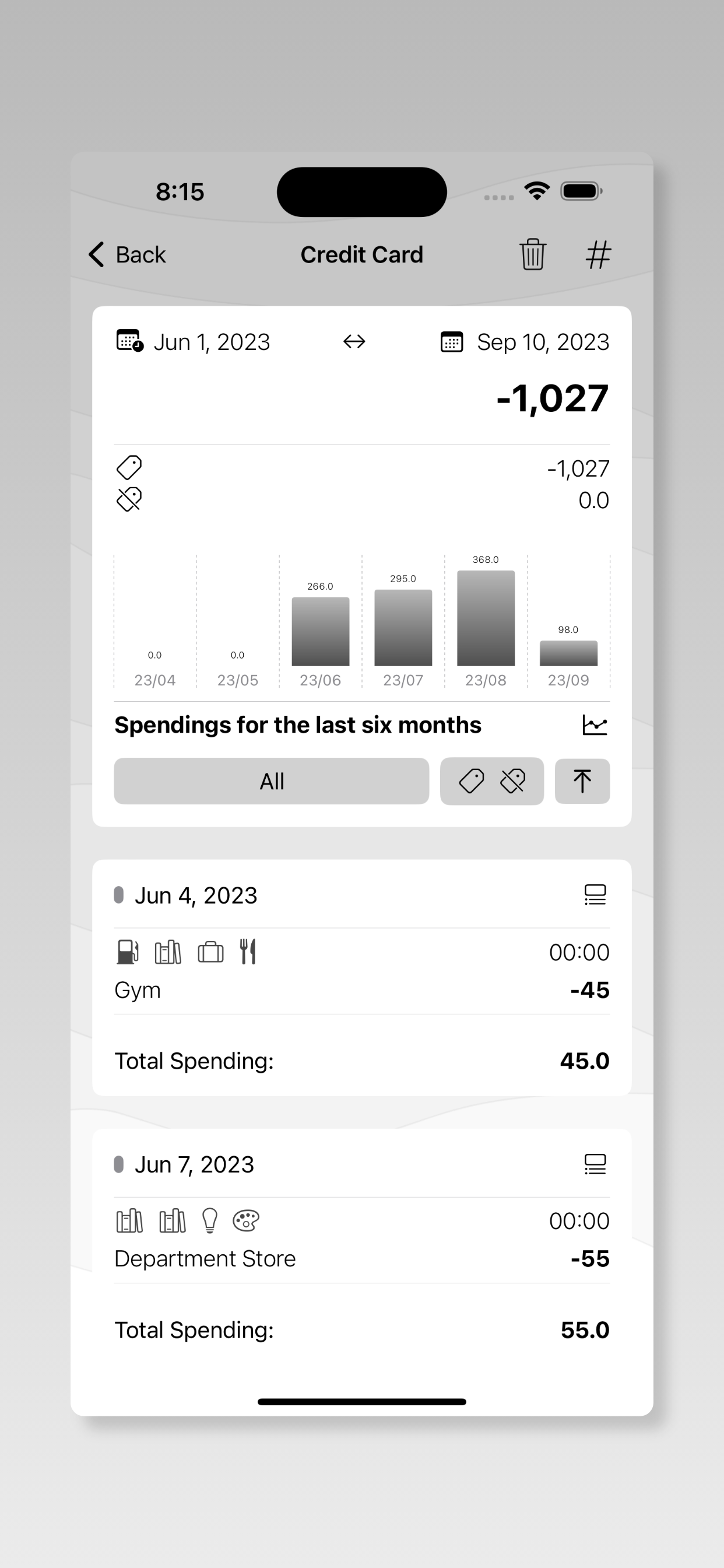 Label Ledger - define spending gallery image
