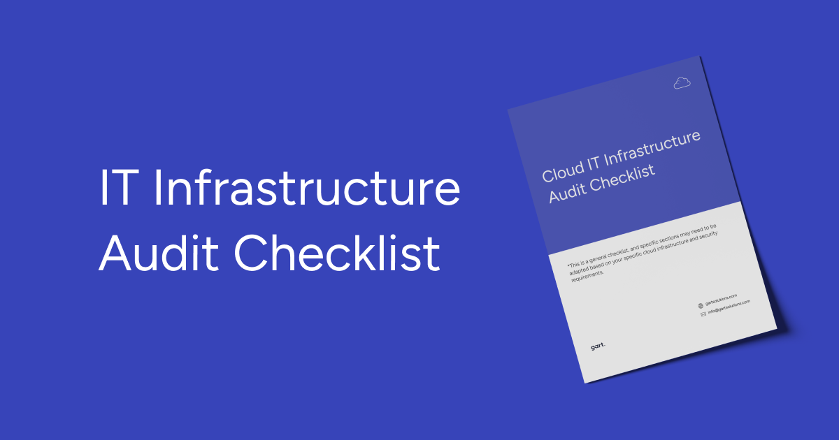 Elenco di controllo del cloud IT Infrastructure Audit media 1