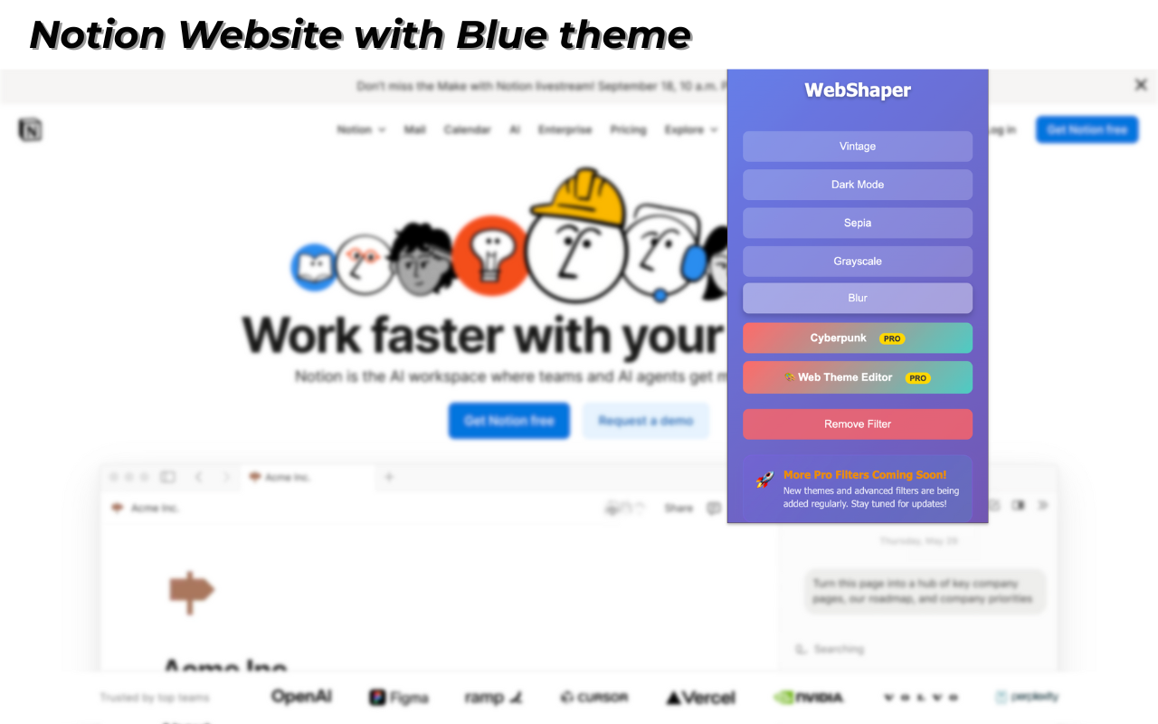 Média Jacon - Reshape votre expérience Web |extension chromée 3