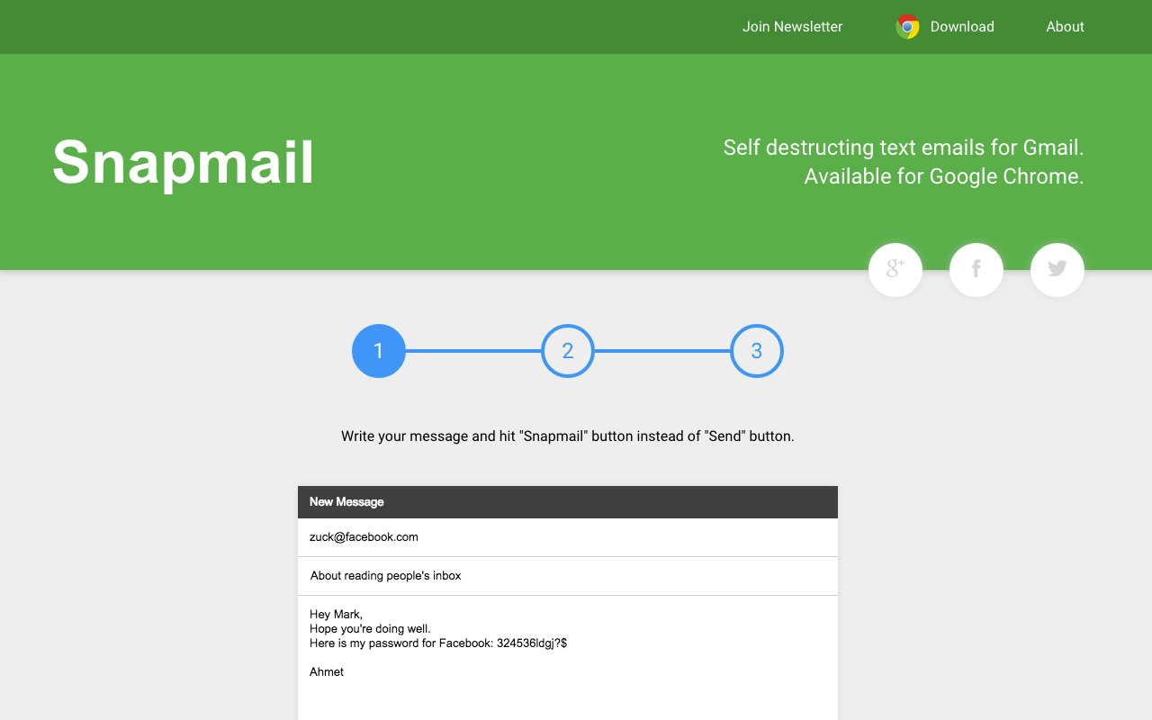 Snapmail logo