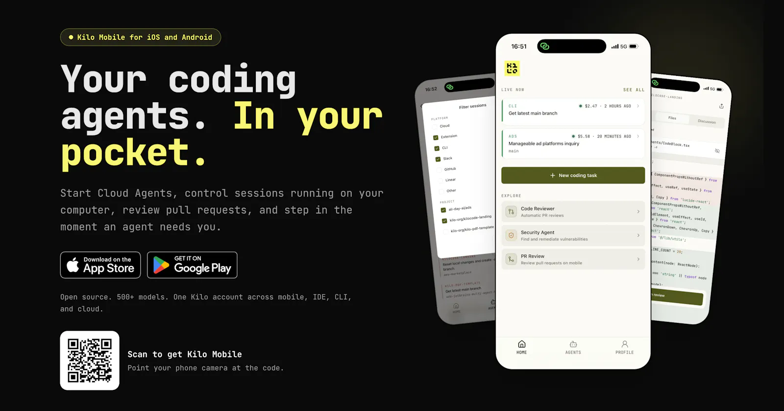 Kilo Code for iOS and Android screenshot 2