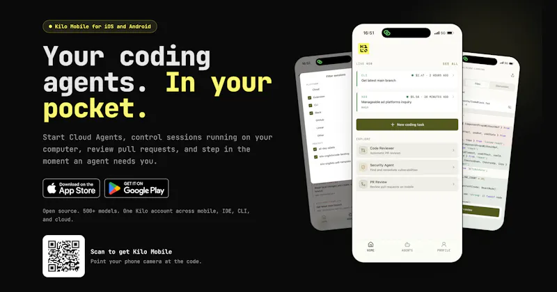 Kilo Code for iOS and Android screenshot 2