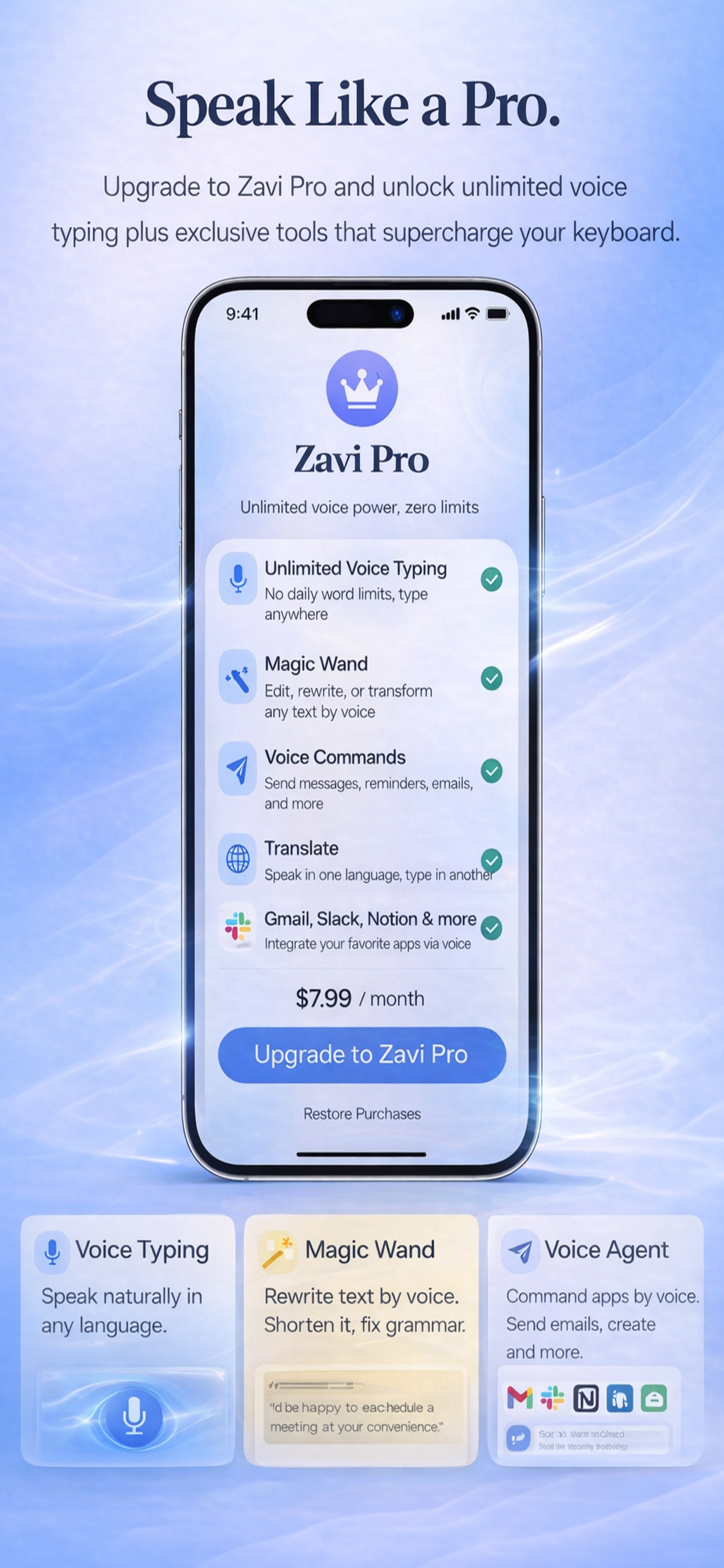Zavi AI - Voice to Action OS  gallery image