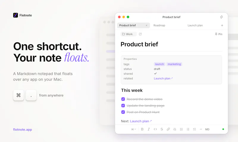 Flotnote screenshot 3