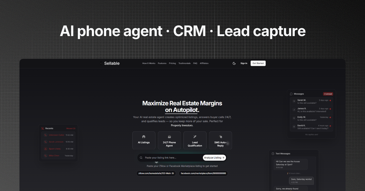 Sellable – Your AI Real Estate Agent gallery image