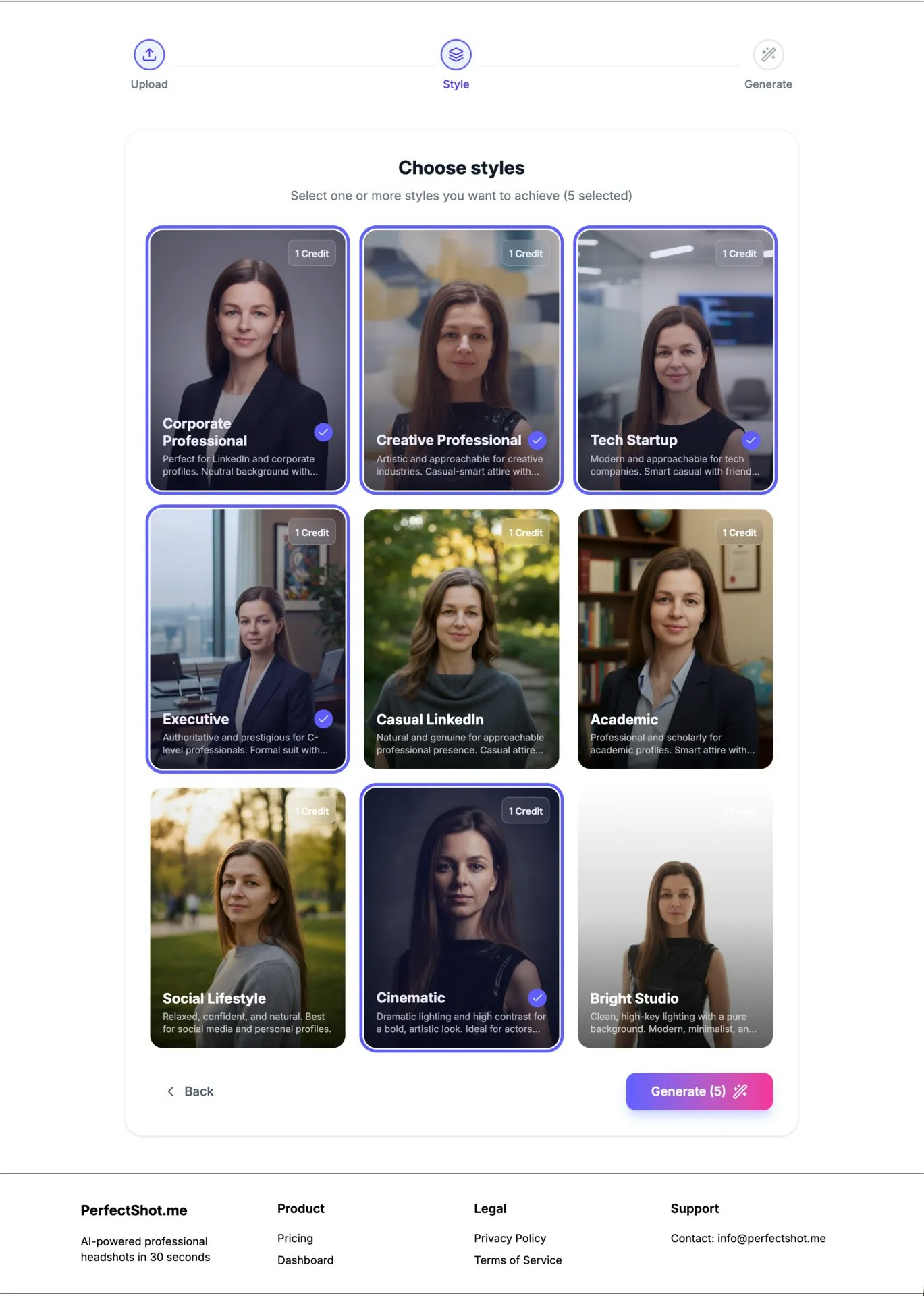 PerfectShot - Screenshot 2 showing product features and functionality