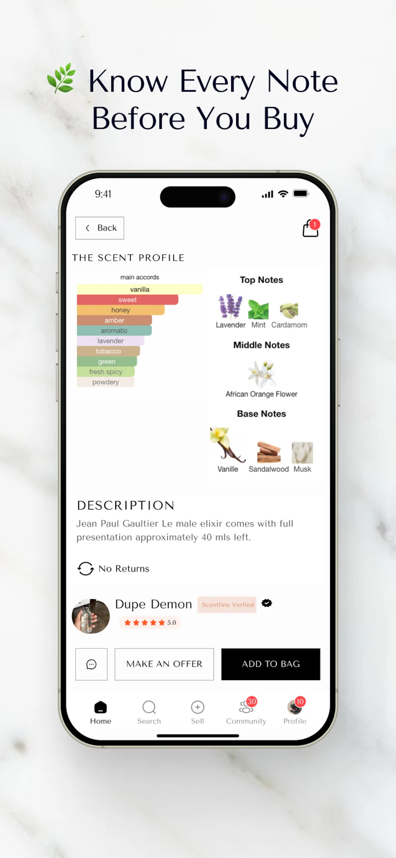 Scentfine screenshot 2