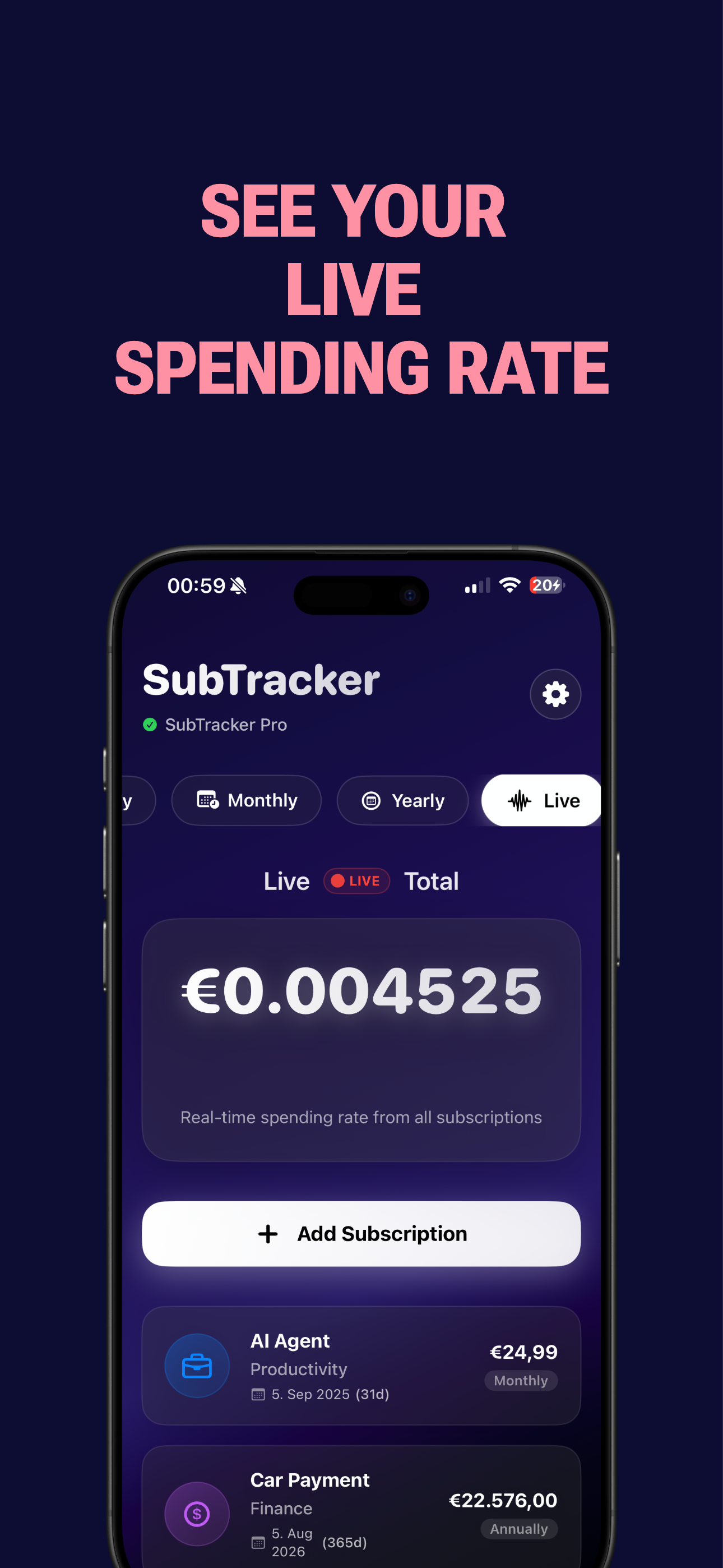 Subtracker Live media 1
