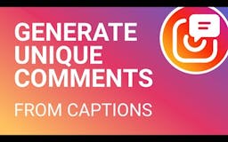 Comment Generator for Instagram media 1