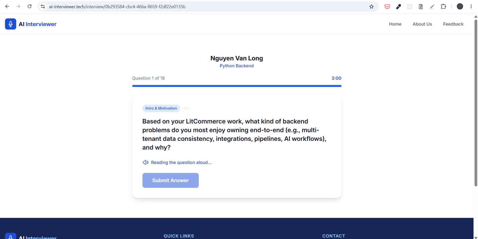 AI Interviewer gallery image