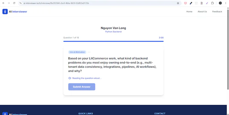 AI Interviewer screenshot 4