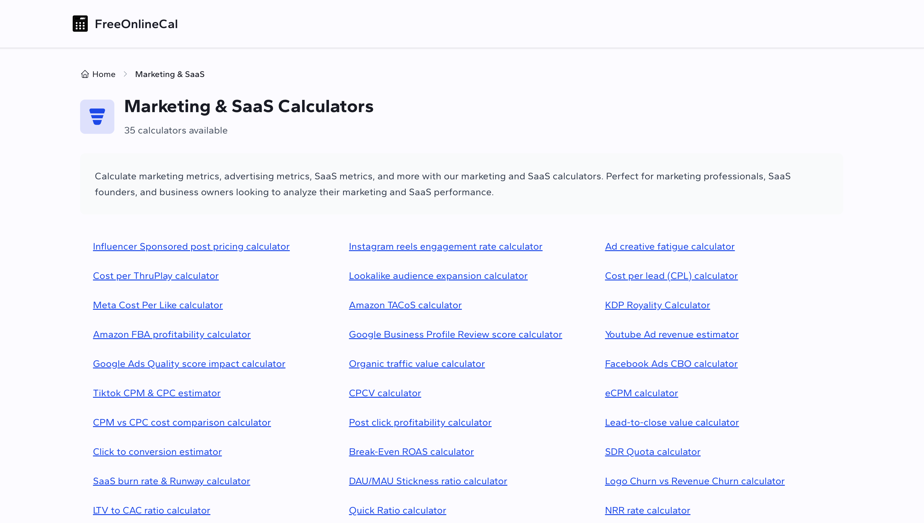 Free Online Calculator gallery image