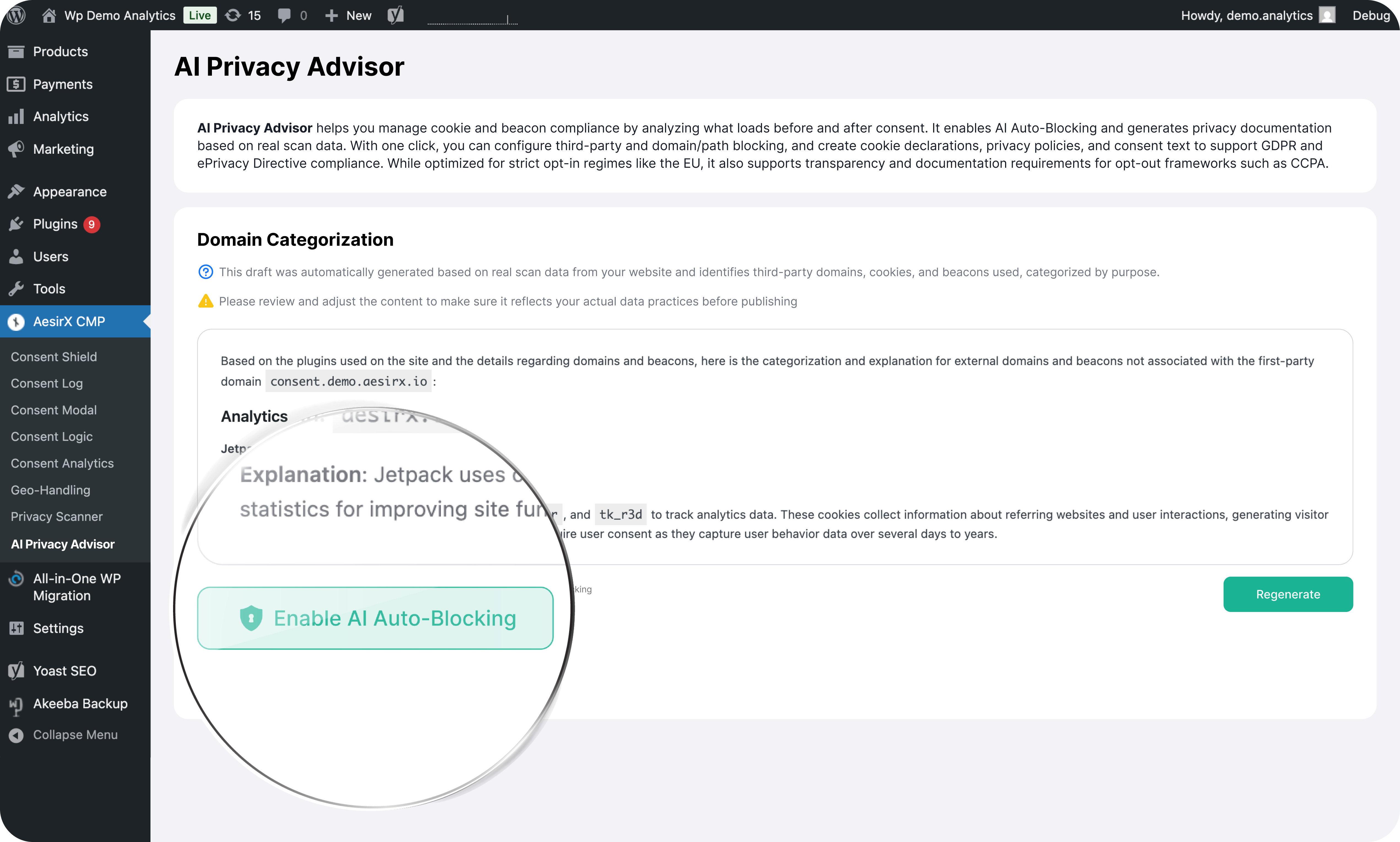 AesirX Consent Management Platform (CMP) media 2
