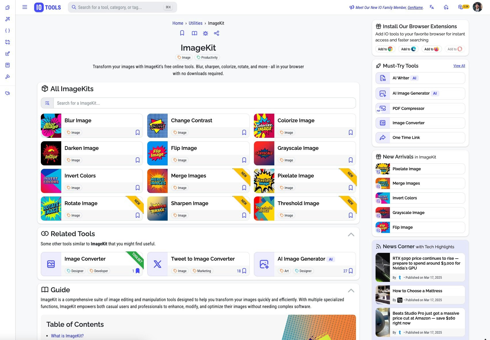 IO Tools 2.0 media 2