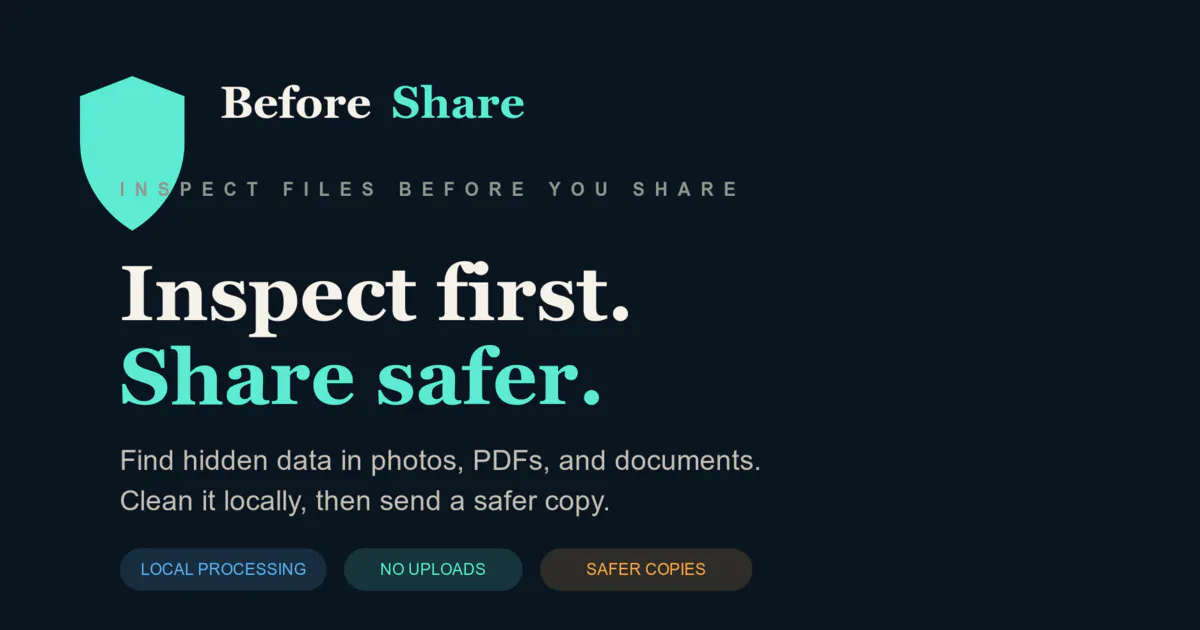 BeforeShare gallery image