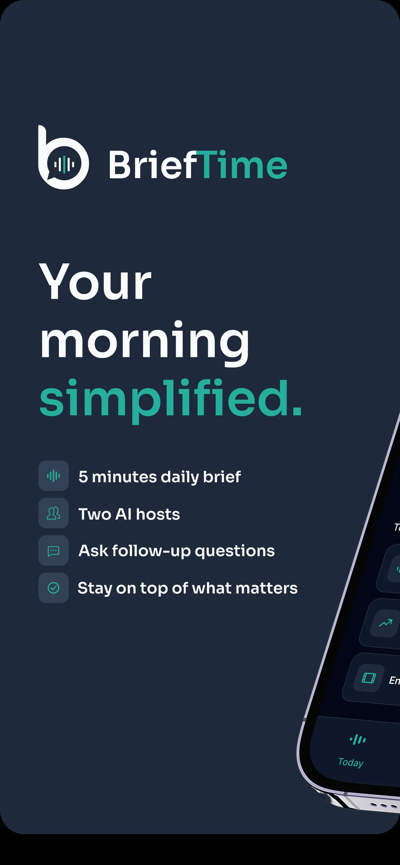 BriefTime — Five minutes. Feel smarter. gallery image