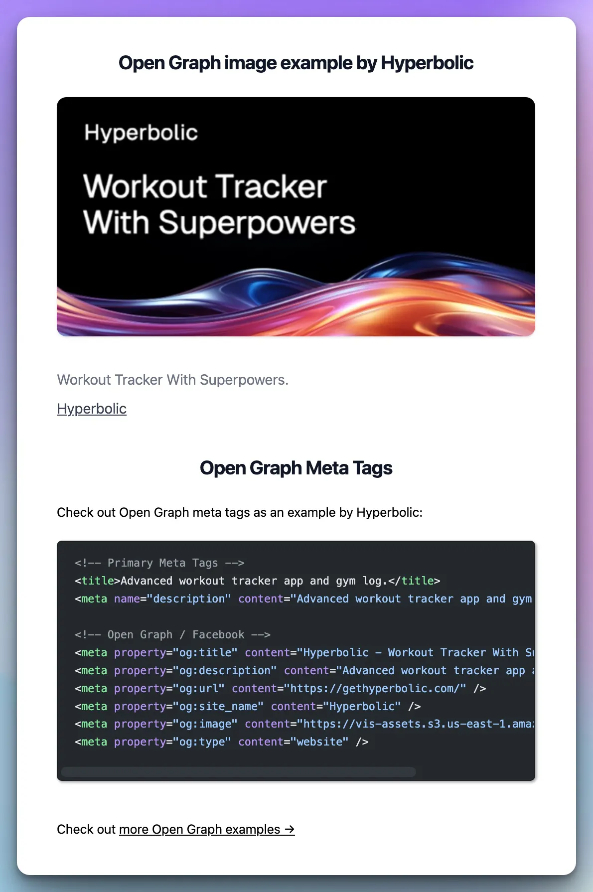 Blog Open Graph Cards Open Graph Examples: Advice and tools for your Open Graph cards to ...