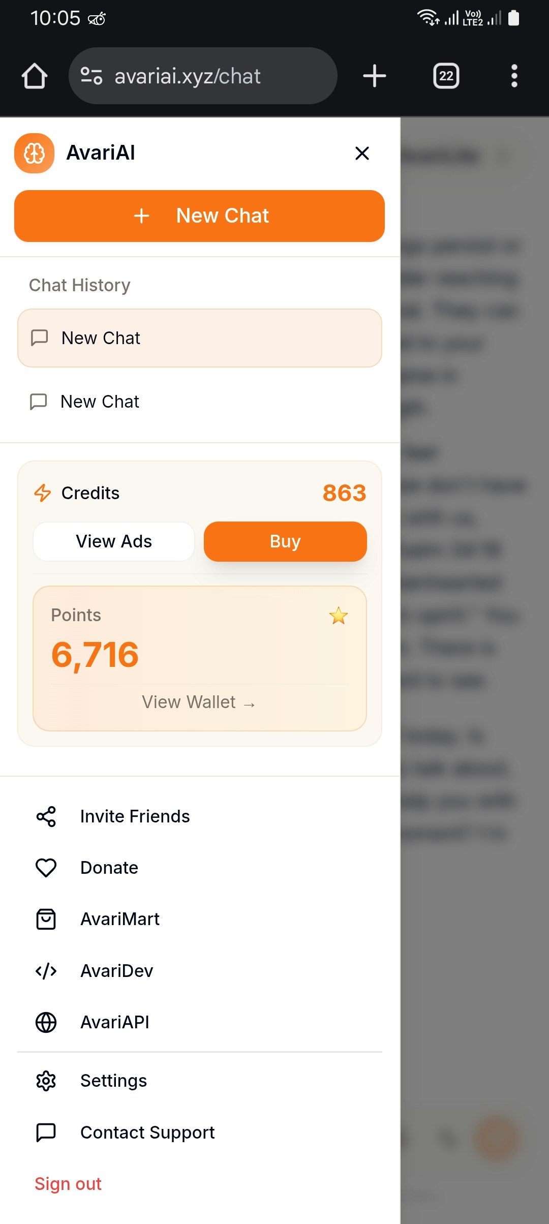 AvariAI  - Screenshot 3 showing product features and functionality