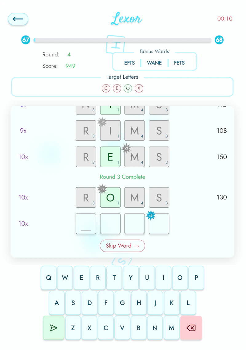 Lexor - Word Ladder Game screenshot 8