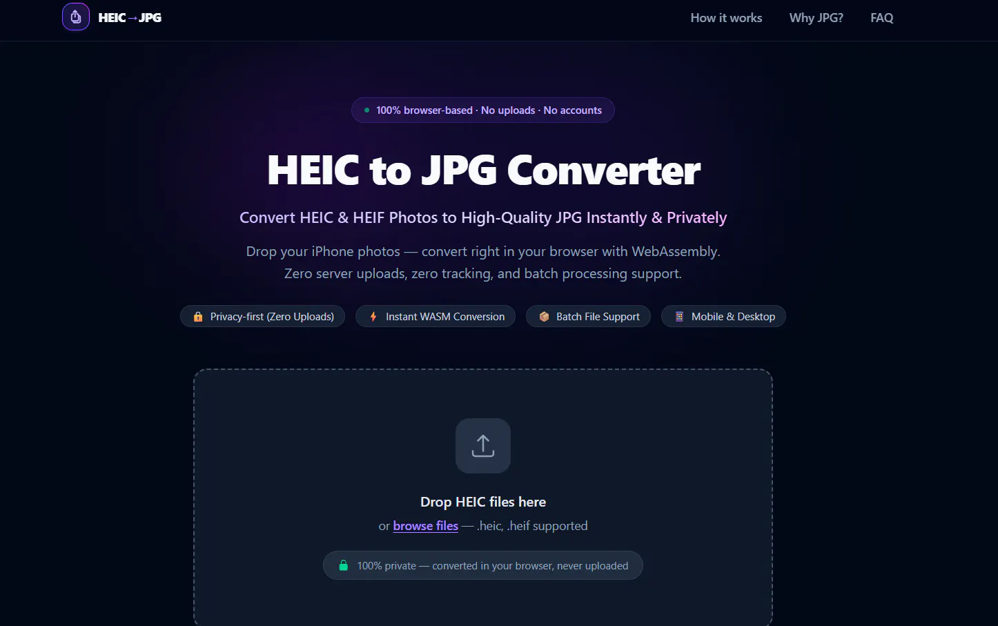 HEIC to JPG Converter
