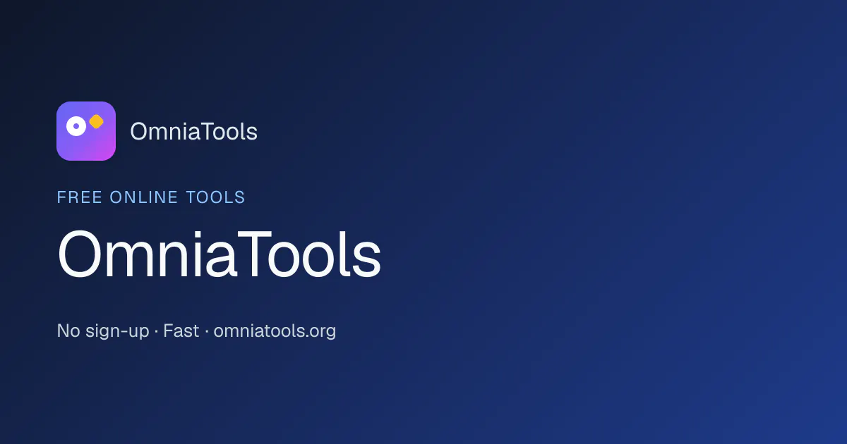 OmniaTools gallery image