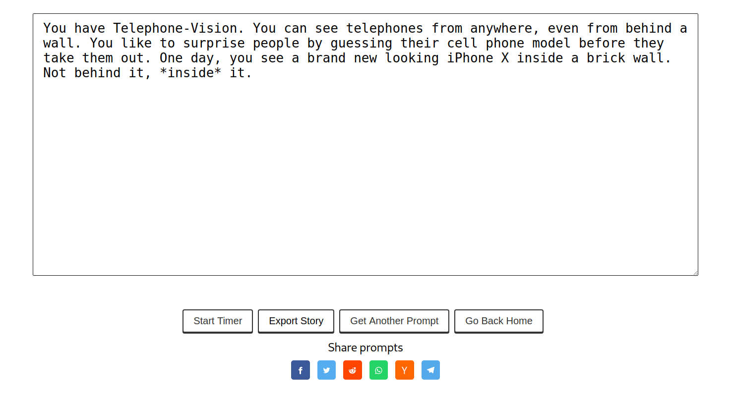 Prompts gallery image