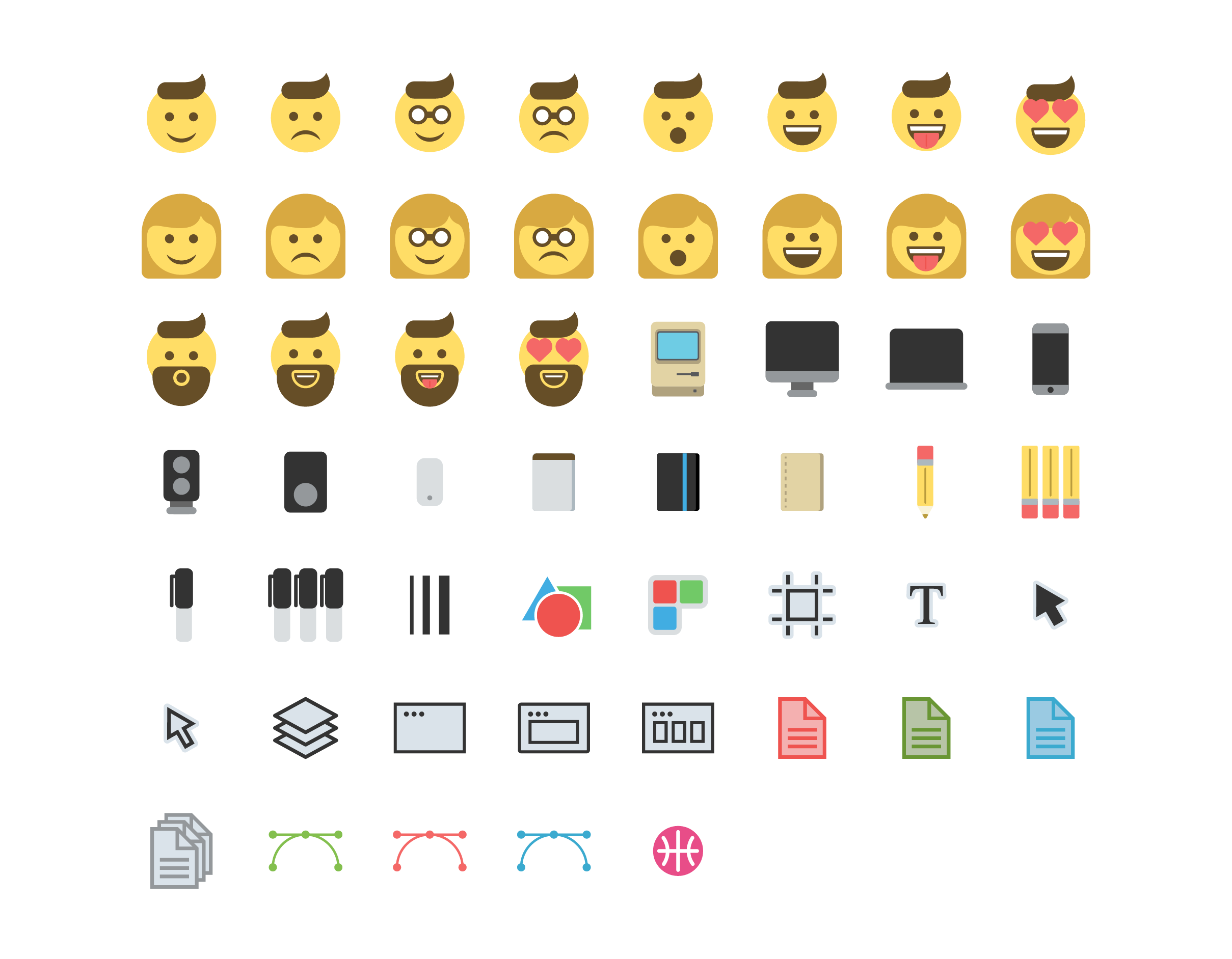 Designer Emojis Vector emojis for designers Product Hunt