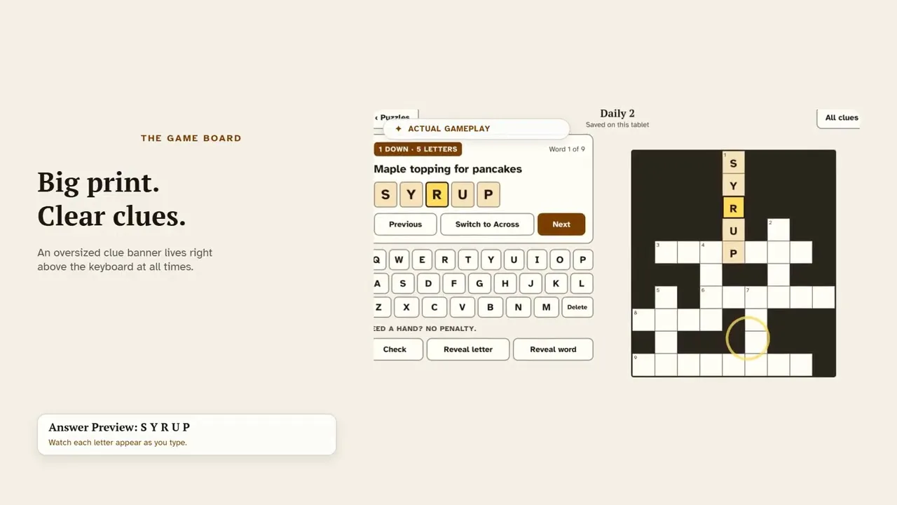 Large Print Crosswords gallery image