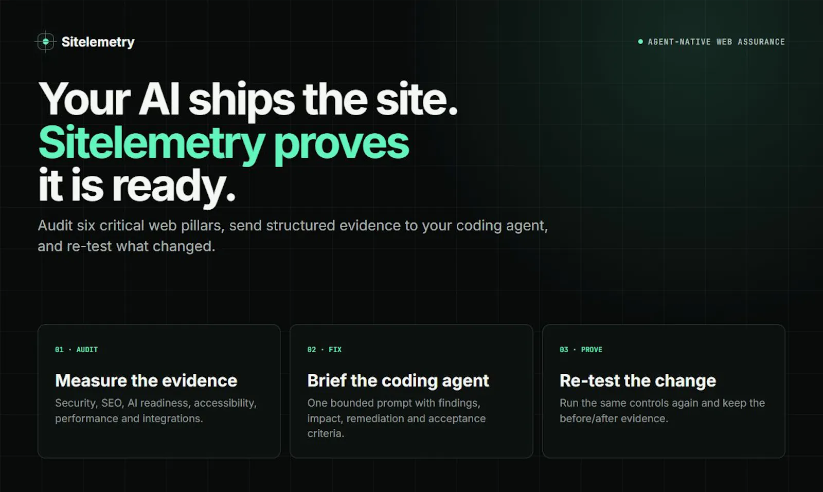 Sitelemetry screenshot 2