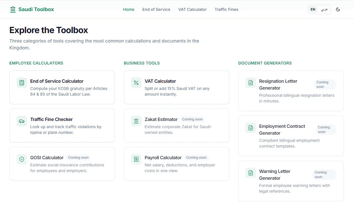 Saudi Toolbox gallery image