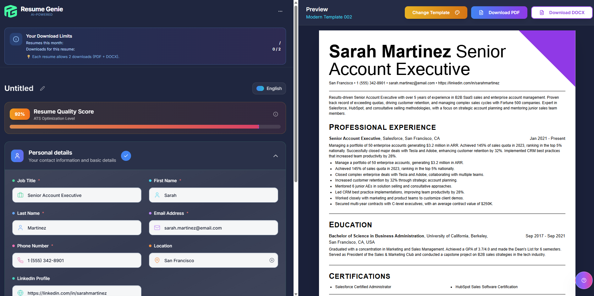 Resume Genie Pro gallery image