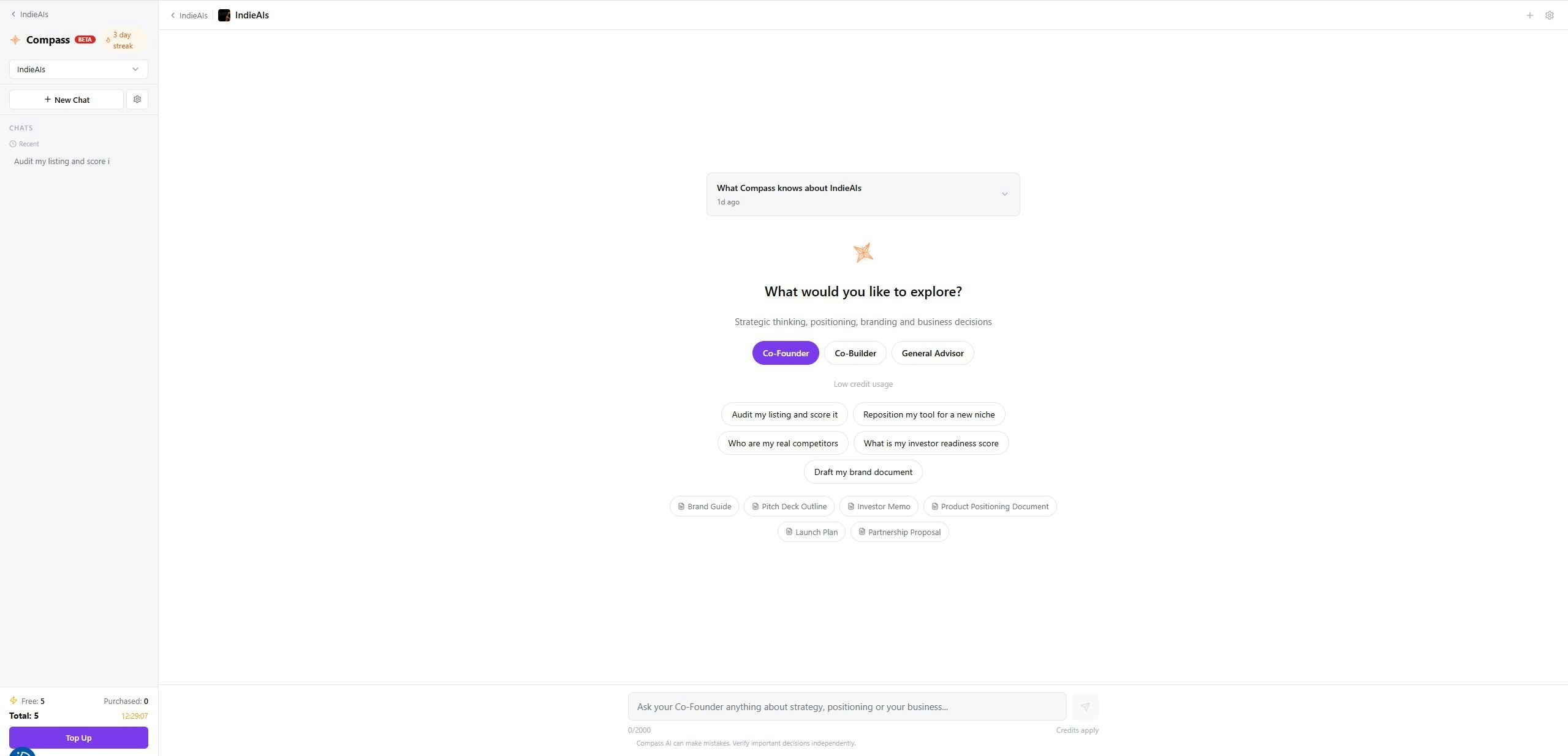 Compass AI by IndieAIs.com gallery image