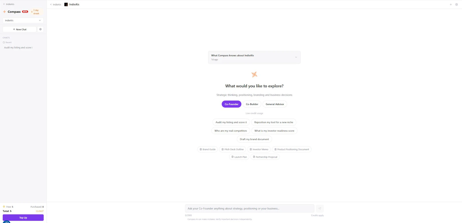 Compass AI by IndieAIs.com screenshot 4