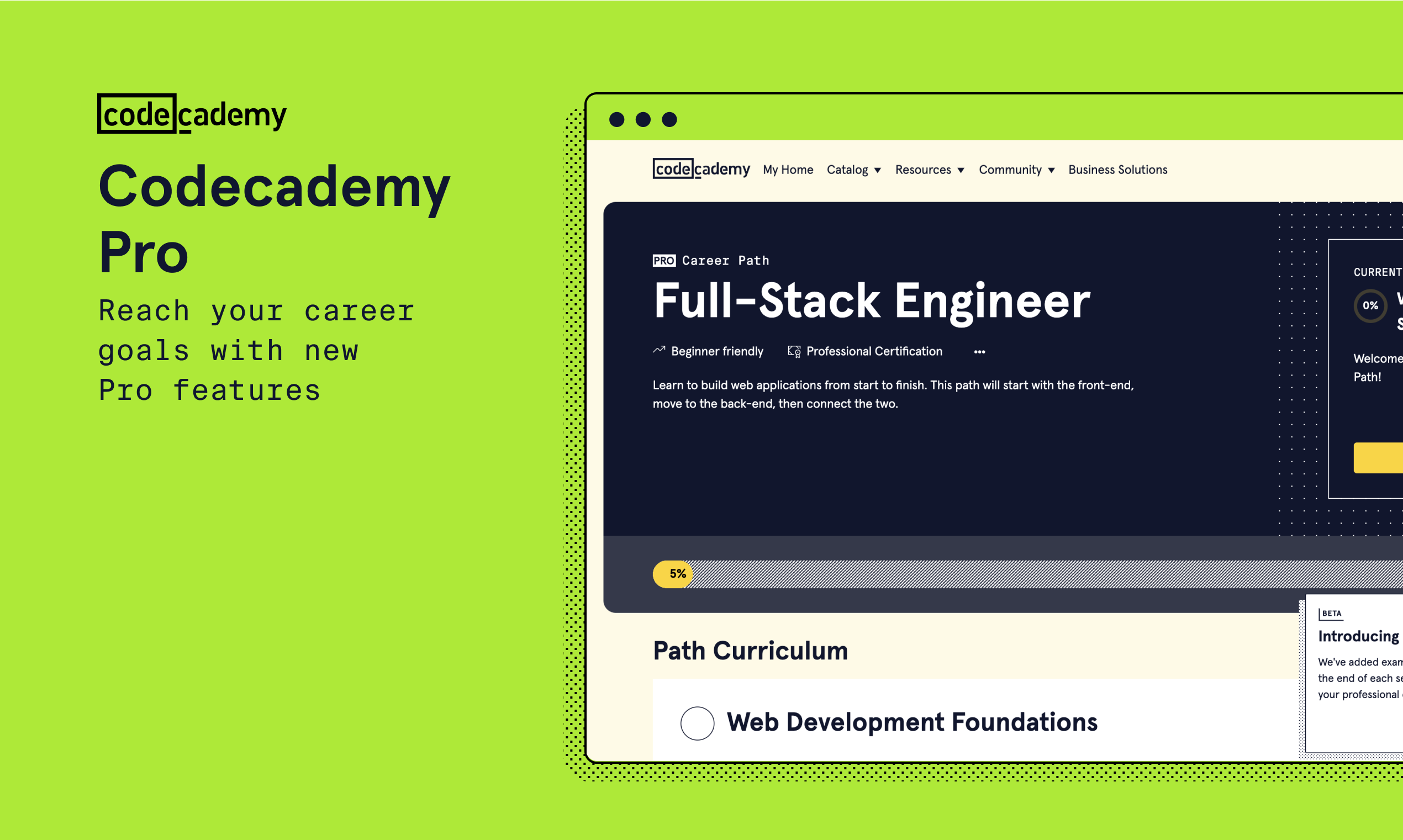 Codecademy Pro - 새로운 프로 기능으로 경력 목표에 도달하십시오 미디어 1
