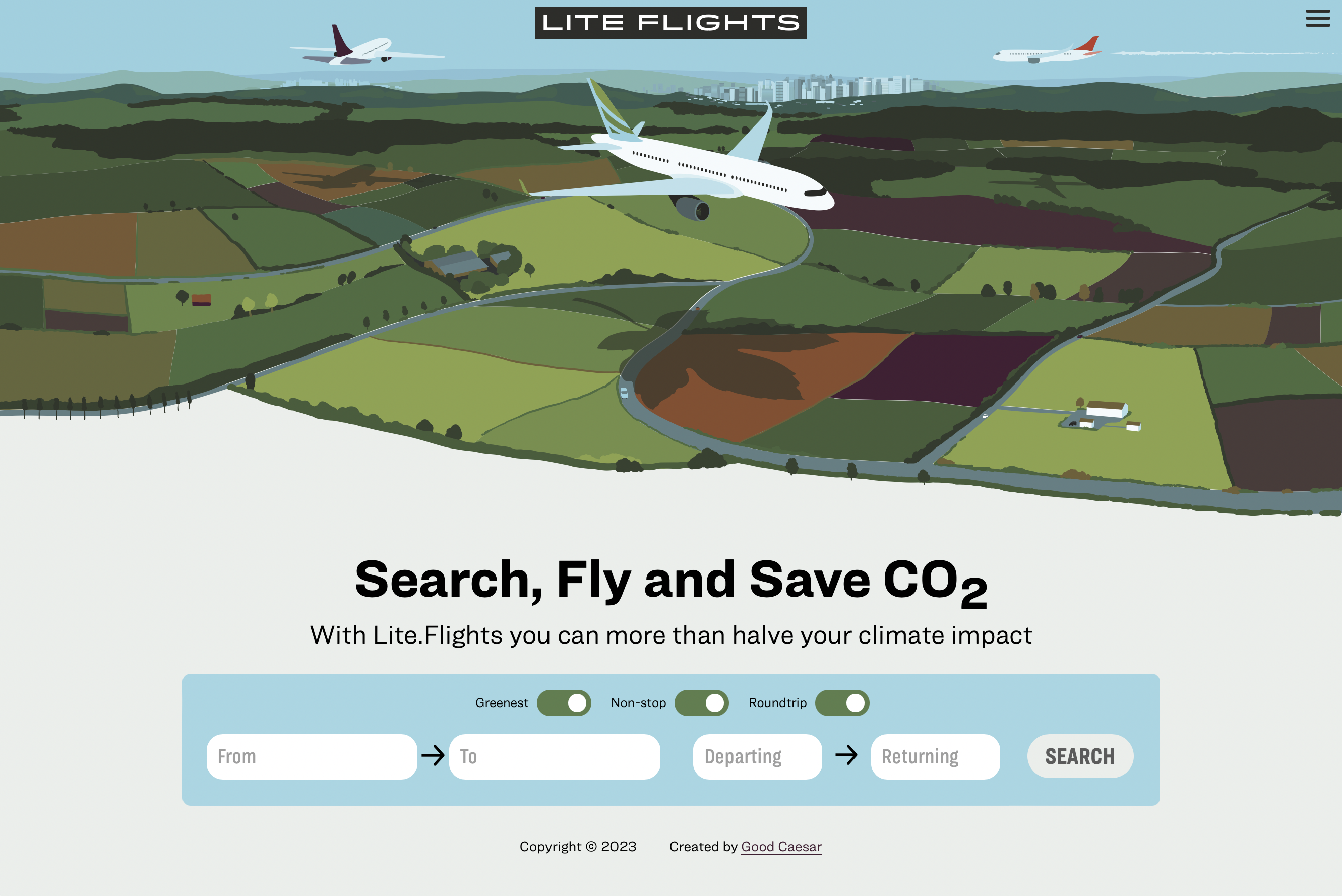 Lite.Flights - खोज करें, उड़ान भरें और CO2 बचाएं मीडिया 1